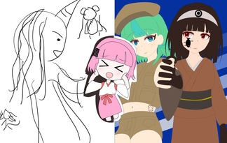 絵が下手すぎるバトルマンガの解説キャラは辛いよ　その１