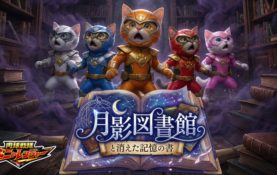 肉球戦隊ニャレンジャー～月影図書館と消えた記憶の書～